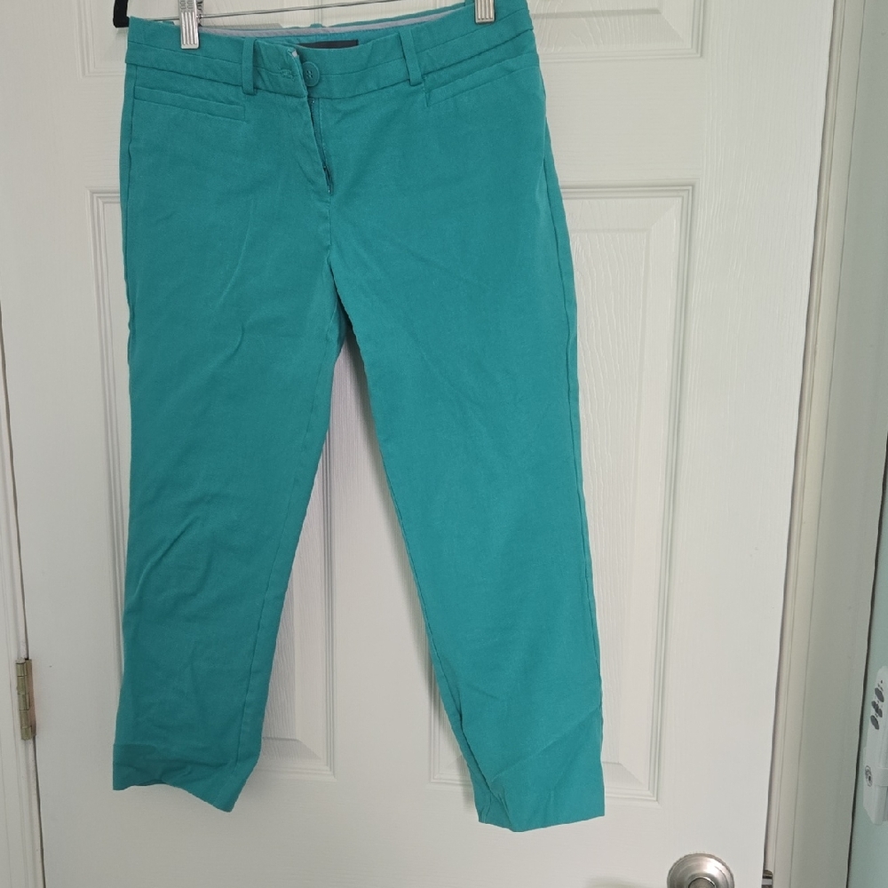 The Limited Teal Signature Stretch Pants